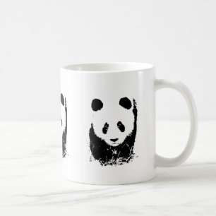Caneca De Café Panda Pop Art