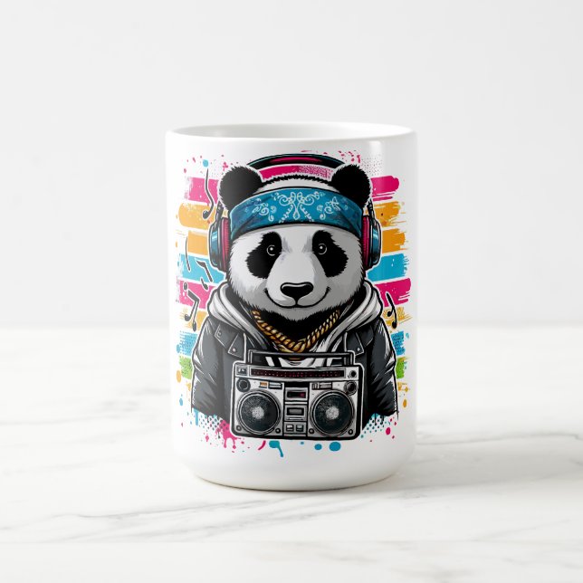 Caneca De Café Panda Rapper (Centro)