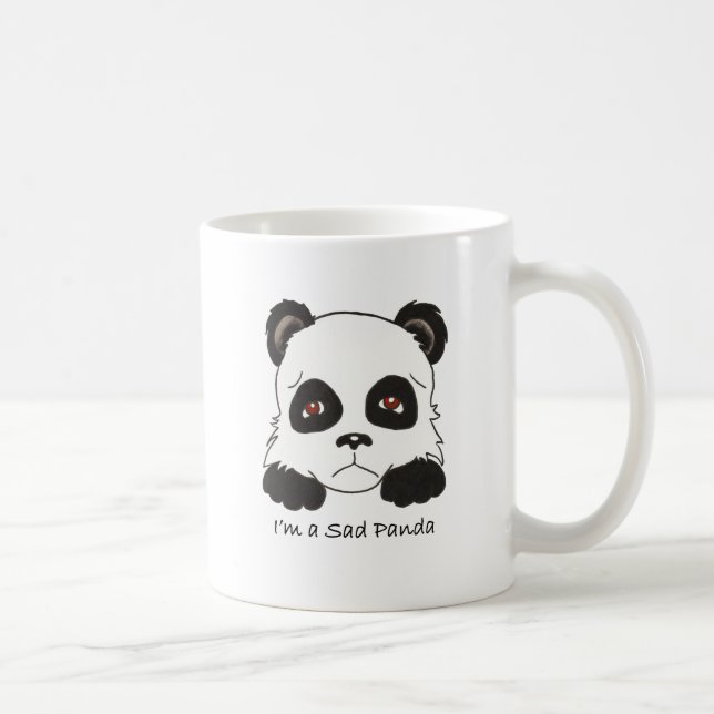 Caneca De Café Panda triste (Direita)