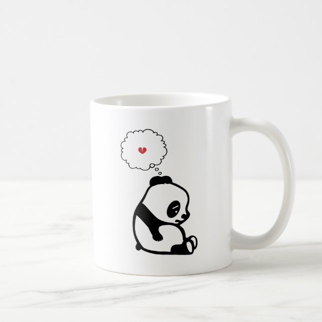 Caneca De Café Panda triste (Direita)
