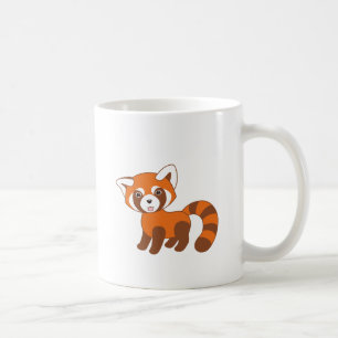 Caneca De Café Panda Vermelha Custa