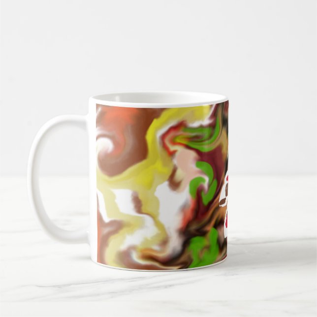 Caneca De Café Panda Vermelho é legal (Esquerda)