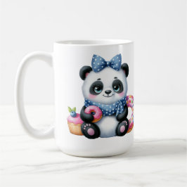 Caneca De Café Panda Whit Ribbon