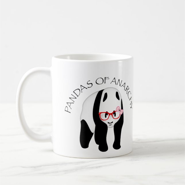 Caneca De Café Pandas de Anarquia (Esquerda)