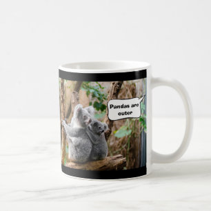 Caneca De Café Pandas ou Koalas - Quais são mais fofos?