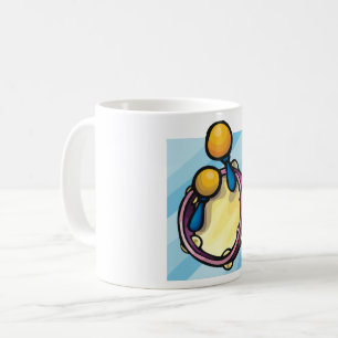 Caneca De Café Pandeiro E Maracas