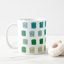 Panettone Mug - Azul / Verde