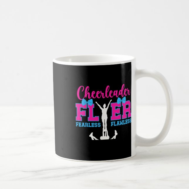 Caneca De Café Panfleto de Cheerleader Destemido Perfeito Panflet (Direita)