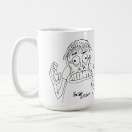 Caneca De Café panicky cartoon character