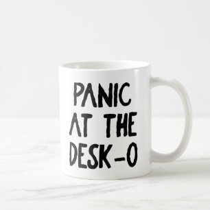 Caneca De Café "Pânico na mesa O" 🖥️ Mug 😱