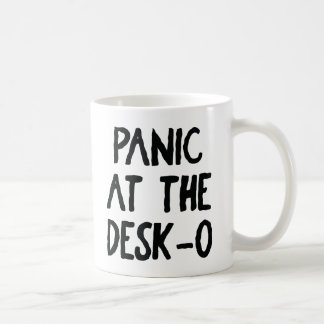 Caneca De Café "Pânico na mesa O" 🖥️ Mug 😱