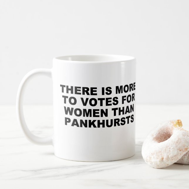 Caneca De Café Pankhurst Mug (Com Donut)