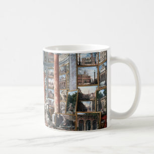 Caneca De Café Pannini - galeria das vistas de Roma moderna