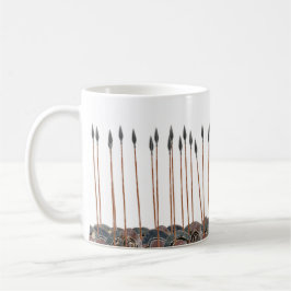 Caneca De Café Panóplia - campo das lanças gregas do hoplite