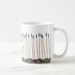 Caneca De Café Panóplia - campo das lanças gregas do hoplite