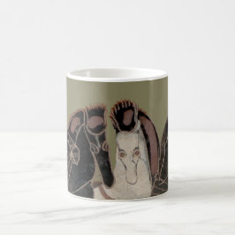 Caneca De Café Panóplia - cavalos do chariot do grego clássico