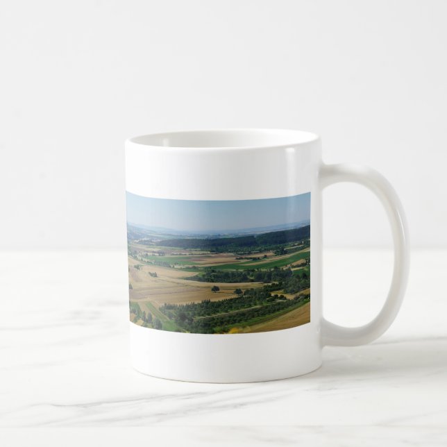 Caneca De Café Panorama da paisagem rural alemã (Direita)