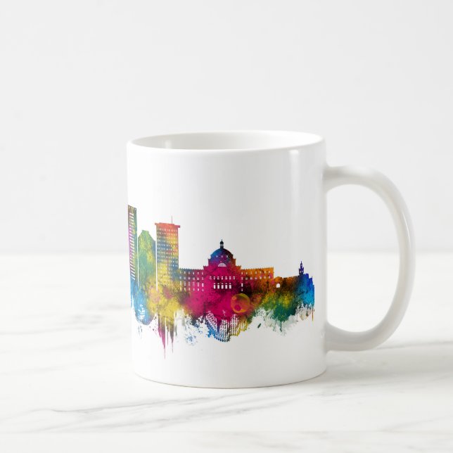 Caneca De Café Panorama de San Juan Porto Rico (Direita)