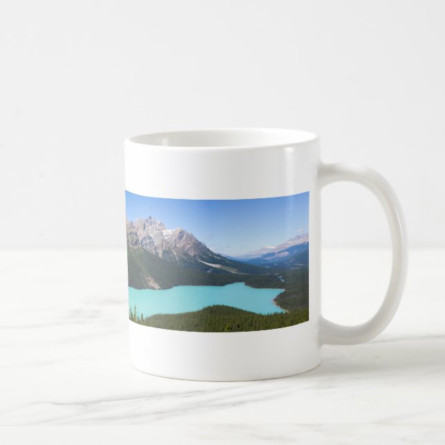 Caneca De Café Panorama do lago Peyto, Banff Alberta (Direita)