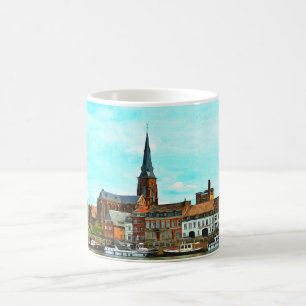 Caneca De Café Panorama elegante de Maastricht