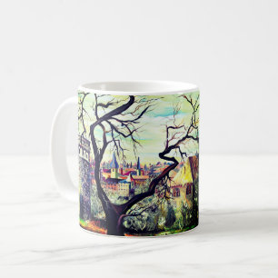Caneca De Café Panorama Fairytale sem Sonho do Luxemburgo