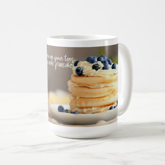Caneca de Café Panquecas (Frente Esquerda)
