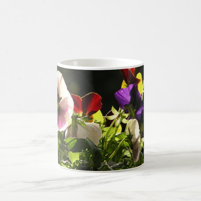 Caneca De Café Pansies (Centro)