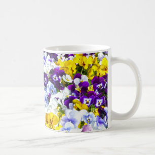 Caneca De Café Pansies Coffee Mug