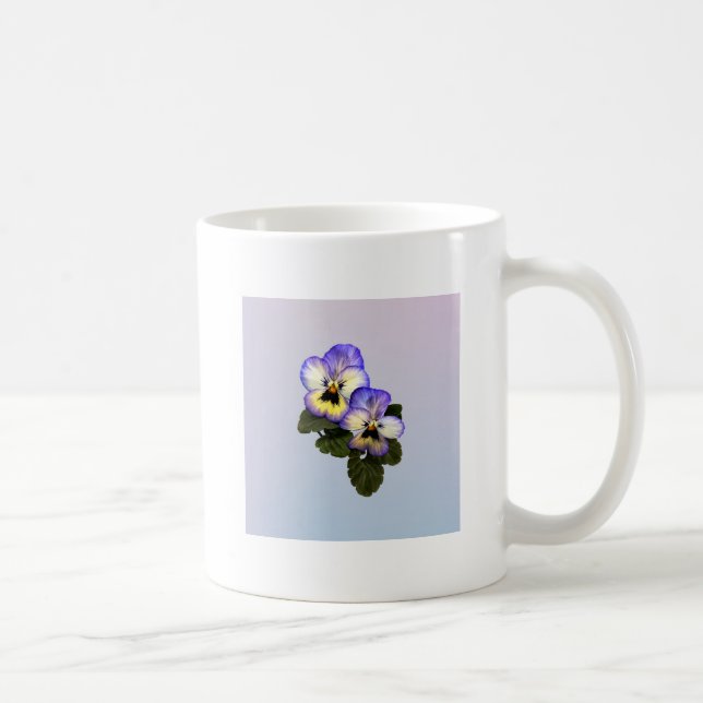 Caneca De Café Pansy Duo (Direita)