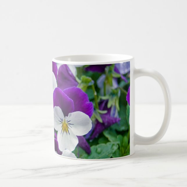 Caneca De Café Pansy Galore (Direita)