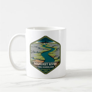 Caneca De Café Pântanos de Maré do Rio Manuxet Innsmouth Vintage