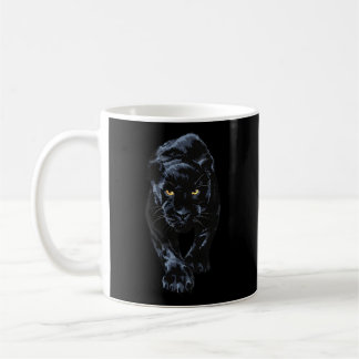 Caneca De Café Pantera Negra Caminhando Por Leopardo Animal Jagua