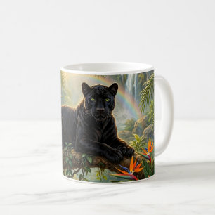 Caneca De Café Pantera Negra Quênia Flores da Selva Cachoeira