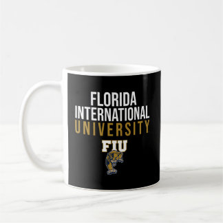 Caneca De Café Panteras Fiu Internacionais da Flórida Empilhadas