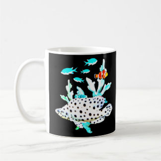 Caneca De Café Panther Grouper Clower Fish Saltwater Aqua Tropica