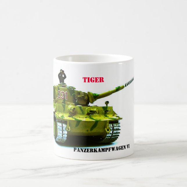 CANECA DE CAFÉ PANZERKAMPFWAGEN VI, TIGRE (Centro)