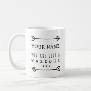 Caneca De Café Pão Branca Personalizada - Wazzock - Engraçado