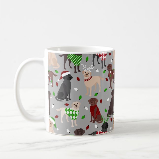 Caneca De Café Pão De Café Do Venriever De Natal (Esquerda)
