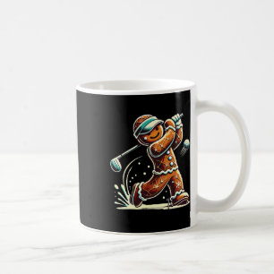 Caneca De Café Pão de Mel Jogando Bola de Golfe Amante de Golfe d