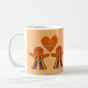 Caneca De Café Pão de Natal lésbico Casal feminino 