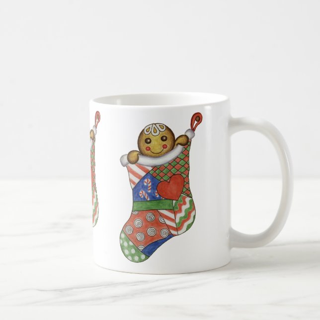 Caneca De Café Pão de Natal Pão de Gingerpão Café Mug (Direita)