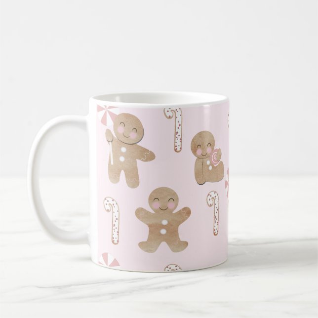 Caneca De Café Pão de Natal Pia-Rosa (Esquerda)