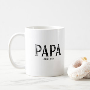 Caneca De Café Papa Ano Estabelecido