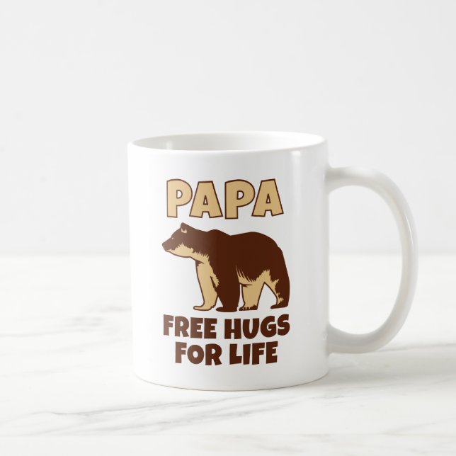 Caneca De Café Papa Bear (Direita)