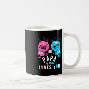 Caneca De Café Papá Cor-De-Rosa Ou Azul Ama-Te A Ver O Gênero Rev