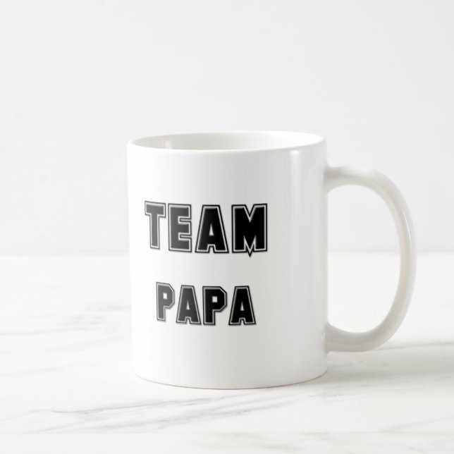 Caneca De Café Papá da equipe (Direita)