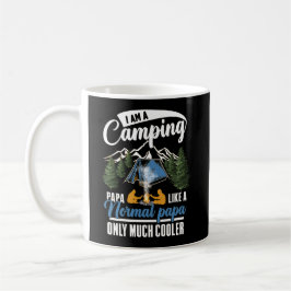 Caneca De Café Papá de Camping Moderno