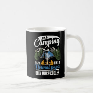 Caneca De Café Papá de Camping Moderno