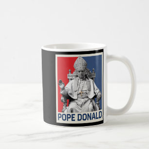 Caneca De Café Papa Donald Pope Trump Pope Donald Trump Político