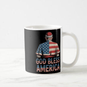 Caneca De Café Papa Leão Xiv da América deus abençoe (às costas)